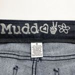 Mudd Low Rise Denim Bermuda Shorts Juniors Size 9 Dark Wash Retro Summer Y2K Photo 5