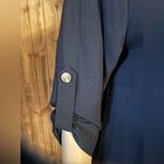 Woman’s long shirt or mini dress Sz small Black Photo 1