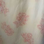 Talbots Collection Pleated Silk Linen Straight Yellow Floral Skirt 23” Size 10 Photo 5