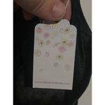 In Bloom By Jonquil Cami Top Sheer Satin Spaghetti Strap Sleepwear Large NEW Black Photo 6