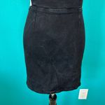 Reformation  + Net Sustain Kate Open-back Organic Denim Mini Dress Black Size 2 Photo 3