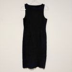 Madewell Organic Cotton Ribbed Button-Down Tank Midi Dress black small Photo 3