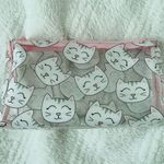 Pink Clear Cat Cosmetic Bag Photo 0