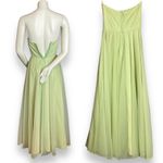 Vintage 50s Formal Dress‎ Prom Strapless Pale Green Elegant Hollywood Glamorous Size XXS Photo 1