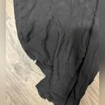 SheIn ⭐️ Black Linen Swim Sarong Skirt OS Photo 2