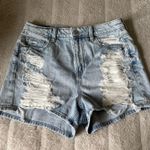 American Eagle  Ripped Jean Shorts Photo 0