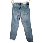 Pistola Charlie High Rise Straight in Pursue Acid Wash Sz 26 Button Fly Raw Hem Photo 1