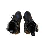 Givenchy NEW Terra 4G Buckle Combat Boot Women Size 10B Lug Sole Black Leather Photo 7