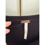 Free People NWT  Chunky Rib Sweater Mini Dress Black & White Size XS Photo 8