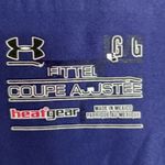 Under Armour  L Heat Gear Fitted Crew Neck Long Sleeved Top in Purple Tie Dye Photo 5