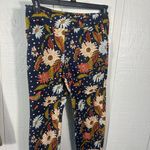 Spartina 449  Blue Floral Women’s Stretch Pull On style Pants Size XL EUC Photo 2