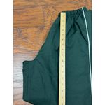NEW Green Jogger Pants Unisex Stripes Zip Hem Athletic Retro Sport Vintage Track Photo 2