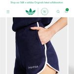 Sporty & Rich Navy Blue Athletic Shorts Photo 7