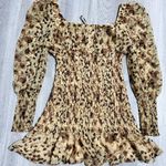 Miss Lola Brown Print Dress Photo 5