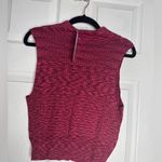 Wild Fable NWT Pink Space Dye Ribbed Cropped Tank Size XL Mock Neck Photo 1