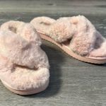 UGG Koolaburra by  Pink Faux Fur Slide Sandal Slippers Photo 1