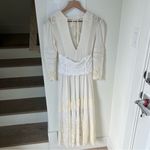 NWT HAH Hidden Gem Maxi Dress in Walking On Eggshells / Cream and White Size XS Photo 7