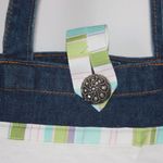 Funny White on Blue Denim Pet Lover Open Top Unlined Tote Bag NEW Photo 6