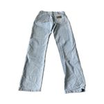 Wrangler Vtg Womens 3/32β Cowboy Cut Straight Leg Western Light Wash Denim Jeans Photo 5
