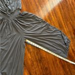 Elan  off the shoulder grey cropped wide leg boho jumpsuit romper size medium Photo 15