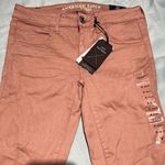 American Eagle  Super Stretch low rise Jeggings Sz 4 C21 Photo 3