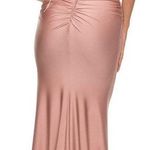La Femme  Mauve BRAND NEW 30432 Beaded Plunging V-Neck SIZE 4 Photo 2