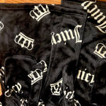 Juicy Couture  NWT luxurious BLACK&WHITE /ICONIC jc CROWN LOGO plush robe S/M Photo 5