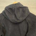 Columbia {S} Hooded Full Zip Up Drawstring Jacket Dark Gray Black Photo 6