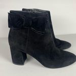Kate Spade  New York Holly Ankle Boots black Heel bow Size 6.5 Photo 1