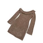 Majorelle  Shea Chenille Mini Dress in Mocha Latte‎ Photo 3
