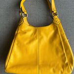 Coach Campbell Leather Satchel sunflower Photo 14