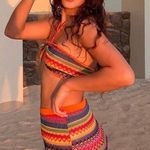 Colorful Halter top and skirt Set 🏖️ NEW Multiple Photo 3