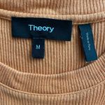 Theory  Size M Orange Ribbed Knit Bodycon Dress Photo 2