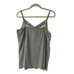 Sundance  tank top green and white print sz XL Photo 1