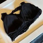 Maurice's  Black Lace Padded Racerback Bralette Size Large Photo 4