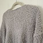 White Birch V-neck Fuzzy Ivory Sweater ~ Bell Sleeves ~ Women’s Sz M Photo 6