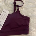 CRZ Yoga  Women's Purple Bralette size M brand new adjustable stripe Photo 6