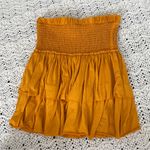 Anthropologie  Saturday Sunday Tiered Smocked Tube Top Orange (Small) Photo 1
