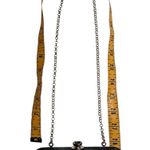 Ann Taylor Black Textured Clutch with gold Chain Strap Photo 8