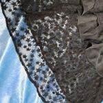 ZARA off the shoulder mesh top black size M Photo 3