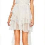 Mac Duggal NWT leena High Low Tiered Gown Built in Bodysuit Sz 4 $398 #55320 Photo 0