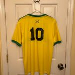Xara Brazil #10 International FIFA Yellow and Green  Soccer Jersey Photo 1
