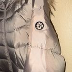 Calvin Klein  Taupe Puffer Jacket with Faux Fur Photo 1