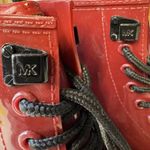 Michael Kors  Tavie Burgundy Patent Lace-Up Rain Boots Womens 9 Combat Style Photo 6