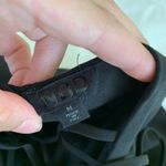 NBD Victory Black Vneck Strappy Mini Dress Womens Medium Photo 13