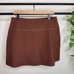 Girlfriend Collective Sport Skort in Earth Brown size XL Extra Large Photo 5