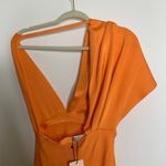 House Of CB Clemence Maxi Orange Bandage Dress Womens Large Photo 11
