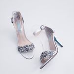 Betsey Johnson Gina Jewelry Ankle Wedding Heels Photo 1