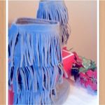 LC Lauren Conrad LAUREN Conrad Fringe Fashion Gray Boots Photo 5