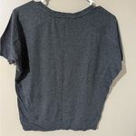 EXPRESS Gray Sequin Short Sleeve T-Shirt Photo 2
